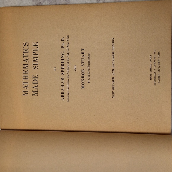 Mathematics Made Simple Math Book - Picture 3 of 4